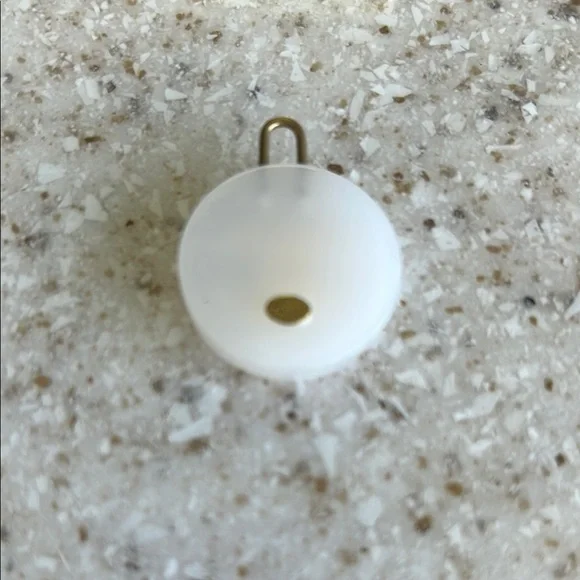 CHANEL Gold and White charms with Iconic CC Logo two charms included. - Picture 6 of 9